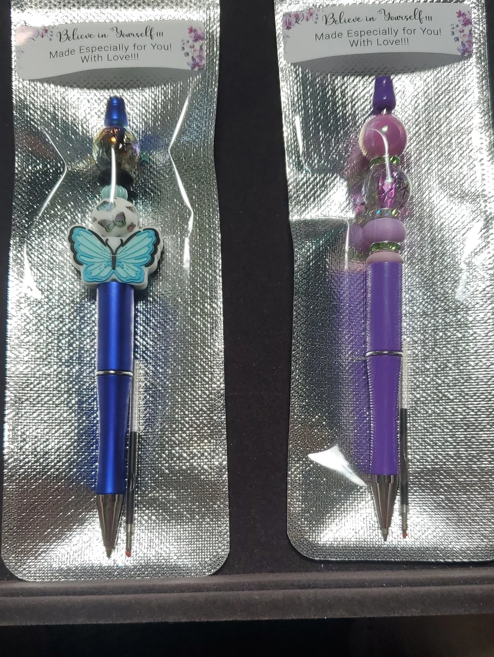 Blue Butterfly Embellished Ballpoint Pen - BlueREASONABLE OFFER ACCEPTED